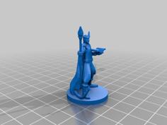 Tiefling Wizard 3D Printer Model