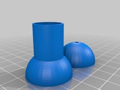 1 1/8 Ball Shell Or Rocket Header 3D Printer Model