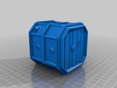 Small Shipping Crate 3D Printer Model