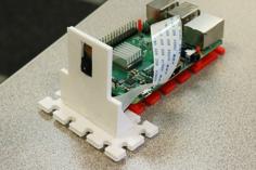 Raspberry Pi Modular Camera Mount 3D Printer Model