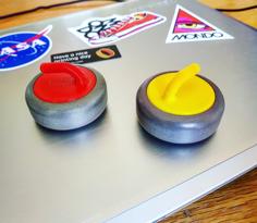 Mini Curling Stones 3D Printer Model