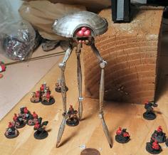 Wayfarer Tactics – Martian Tripod 18mm 3D Printer Model