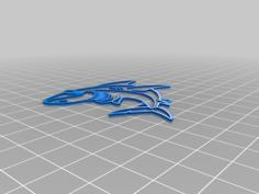 Shark Key Chain Multi Color 3D Printer Model