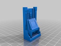 28mm Wall Mount Cyberpunk Jukebox 3D Printer Model