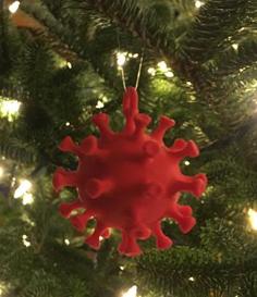 Covid Christmas 3D Printer Model