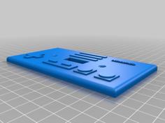 Classic NES Controller Light-Switch Cover 3D Printer Model