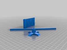 Cubs W Flag 3D Printer Model