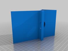 Simplistic Phone Stand With Cable Pass Through Holes 3D Printer Model