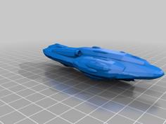 Mon Cal MC40 Light Cruiser 3D Printer Model