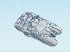 Blade Runner Kitbash: Batman Tumbler/Spinner 3D Printer Model