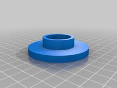 Customizable HDD Spindle Filament Mount 3D Printer Model