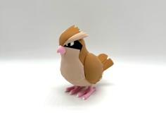 Pidgey Multicolor 3D Printer Model