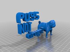 The Pug Is Copied 3D Printer Model