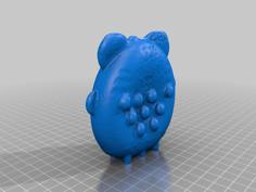 Tiger Pop Toy 3D Printer Model