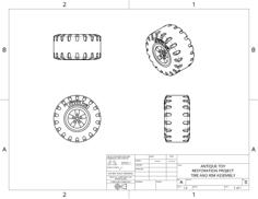 Tonka Wheel 3D Printer Model