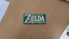 Zelda BOTW Logo 3D Printer Model