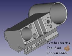 Tumblefluff’s Top-Rail Tool Holder 3D Printer Model