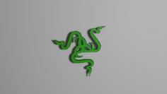 Razer Logo 3D Printer Model