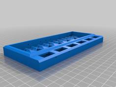 DosPH AA Battery Charging Tray V5.1 3D Printer Model