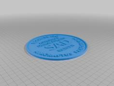 SAD Badge 3D Printer Model