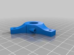 E3D Mount For Rostock Mini V3 3D Printer Model