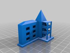 School 3 Stories 3D Printer Model