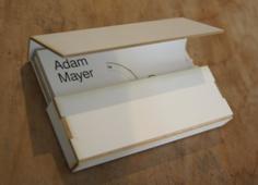 Laser Cut Business Card Holder