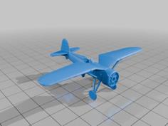 PZL P11 WW2 Fighter (1/144) 3D Printer Model