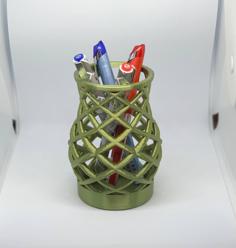 Spiral Pen Holder 3D Printer Model