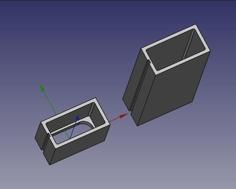 MPX 6pin Connector Hub 3D Printer Model