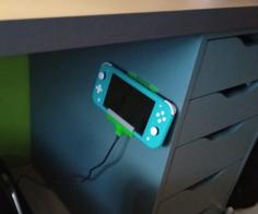 Nintendo Switch Lite Wall Mount 3D Printer Model