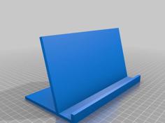 Simple Smartphone And Tablet Stand Holder 3D Printer Model