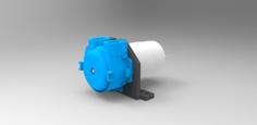 Peristaltic Pump Motor 3D Printer Model