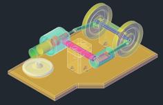 MOTORE STIRLING 3D Printer Model