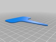 Plant Sign Without Sharp Turns, 70 Mm X 35 Mm 3D Printer Model