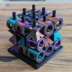 Tic Tac Toe 3d (morpions) 3D Printer Model