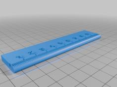 100mm Ruler – Tinkercad Tutorial 3D Printer Model