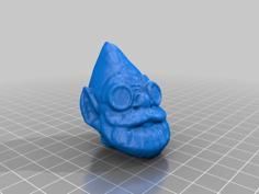 Gnome Bobblehead Split Into Three Things 3D Printer Model