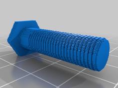 (3D Slash) Vis_M8x40_H13 3D Printer Model