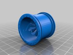 Scx24/trx4m DEEP Dish Wheels 3D Printer Model