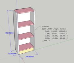 Laser Cut *bookShelf3