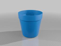 Basic Simple Terra Cotta Style Planter With Catch Tray MineeForm FDM 3D Print STL File 3D Printer Model