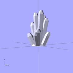 Custom Crystals 3D Printer Model