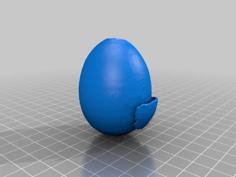 Extra Large Egg 3D Printer Model