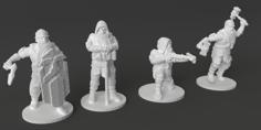 Dwarven Warriors 3D Printer Model