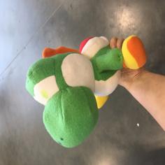 Yoshi Plushie Laser Cut Pattern