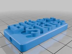 Blue Skies Kandi Bead 3D Printer Model