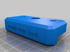 2020 Profile Hole Tool 3D Printer Model