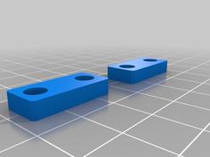 120mm Fan Connector Bracket 3D Printer Model