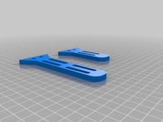 3 Hole Blade Scraper 3D Printer Model